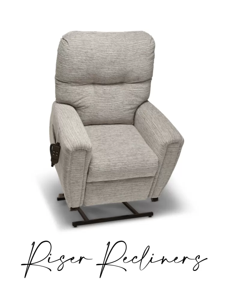 Modern elegance and unparalleled comfort.

Discover the epitome of reclining comfort. Our range of bespoke riser recliners feature a sleek, ergonomical design, meticulously crafted, in Wales, for maximum comfort.
